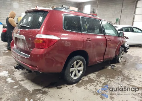 2008 Toyota Highlander из США, поврежденный, VIN JTEES41A982084524